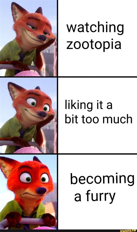 The comic deals with Judy revealing to Nick, her boyfriend, that she is pregnant. . Zootopia meme